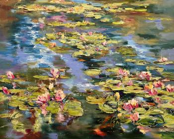 Blooming Water Lilies (Pond In Giverny). Malivani Diana