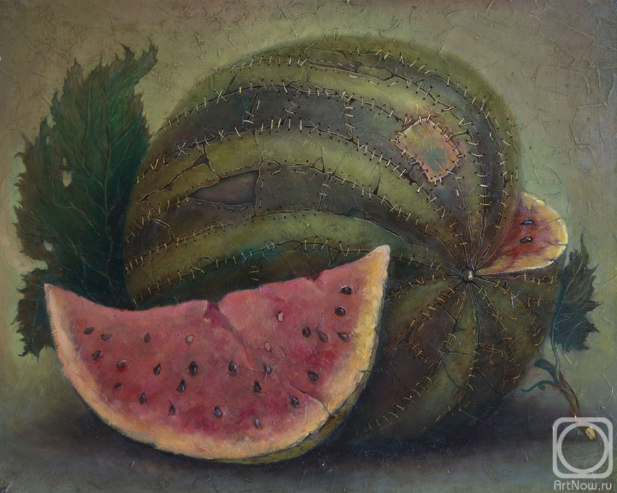 Rusakov Aleksey. Still life with watermelon