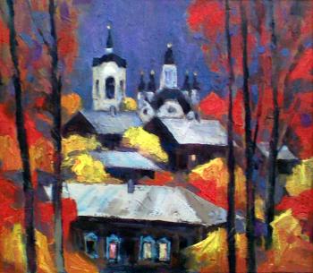 Autumn in the old town (Roofs Of Houses). Knecht Aleksander