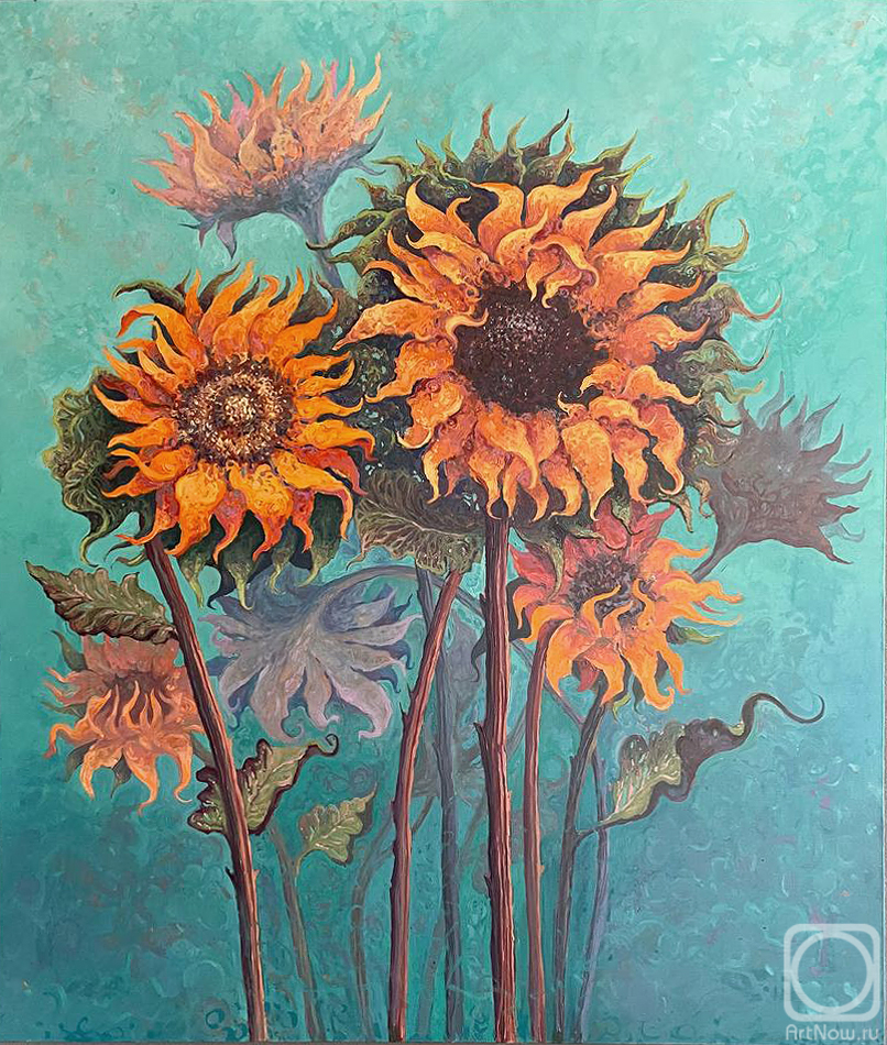 Latipov Amir. Sunflowers