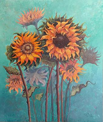 Sunflowers (Large Sunflowers). Latipov Amir
