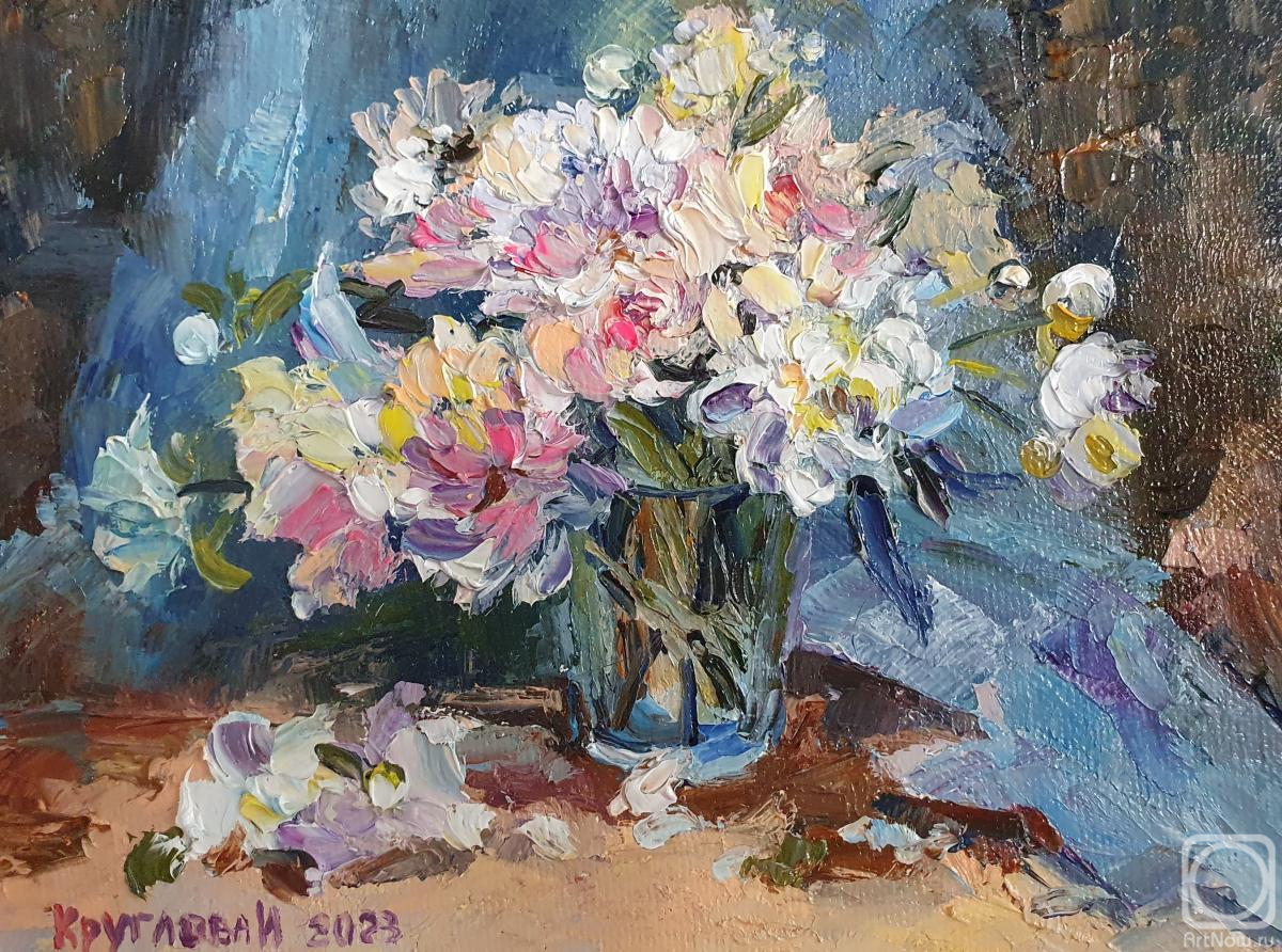 Kruglova Irina. Peonies in a vase
