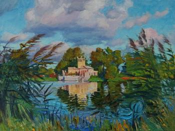 At the very end of summer. On the Olga Pond of Peterhof. Melnikov Aleksandr