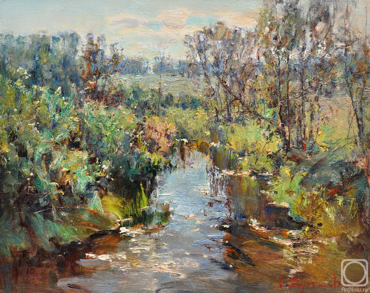 Korotkov Valentin. Overgrown river