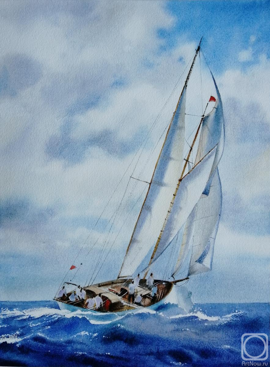 Kovalenko Olga. Sailing yacht