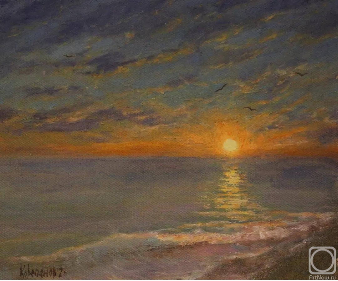 Korepanov Alexander. Sunset over the Black Sea