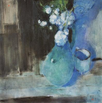 Spring still life (Jug With Bouquet). Shcherbakov Igor