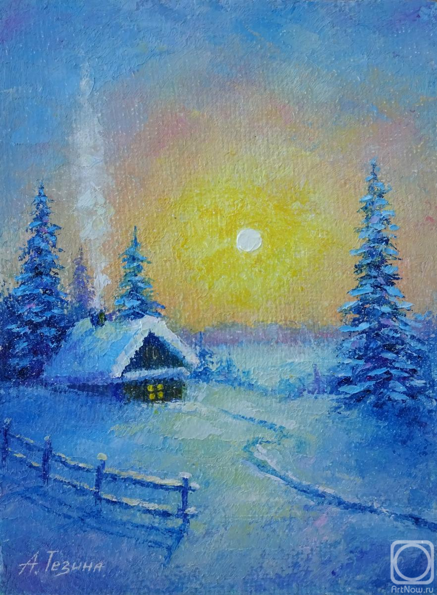 Tezina Anna. Winter landscape