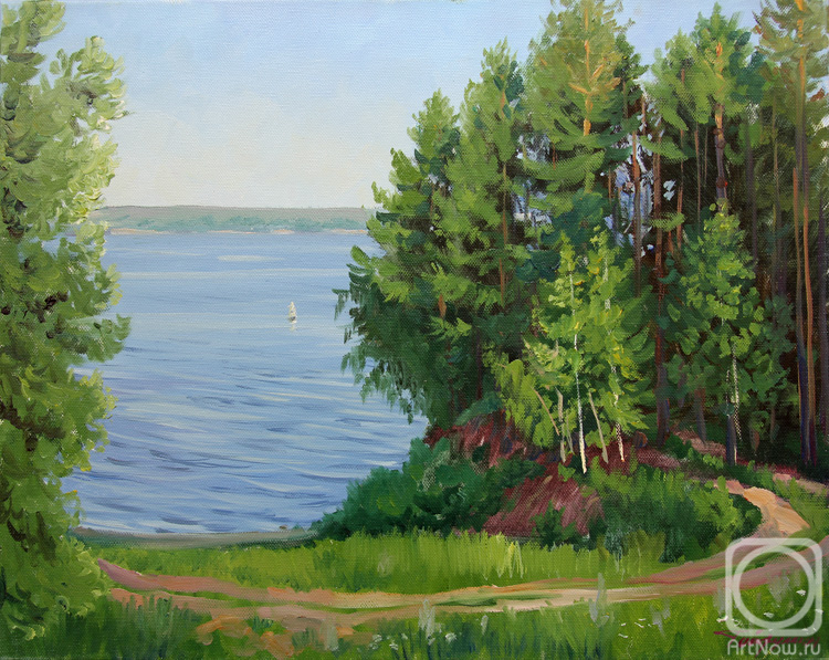 Gaifullin Airat. On the Volga river bank