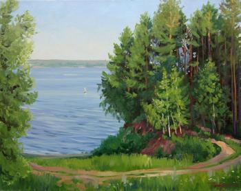 On the Volga river bank
