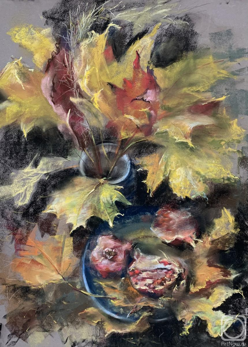 Golovach Svetlana. Autumn colours: pomegranates and maples