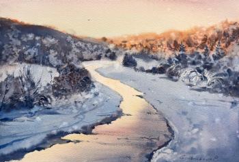 Frozen river #3. Gorbacheva Evgeniya