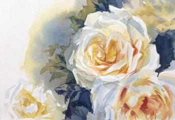 Roses Elf 2 (Watercolor Roses). Holodova Liliya