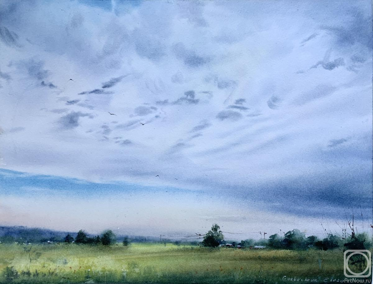 Gorbacheva Evgeniya. Field and sky #2