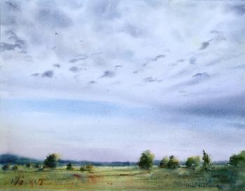 Field and sky #3 (Trees And Sky). Gorbacheva Evgeniya
