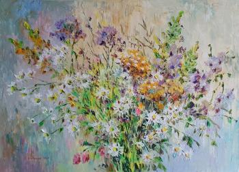 Chamomiles with tansy (Field With Flowers). Kruglova Svetlana