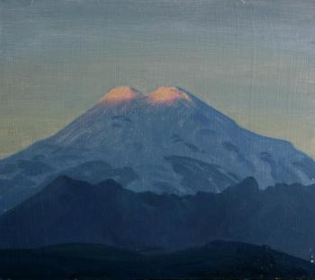 Elbrus at dawn (Epicness). Ramonova Olga