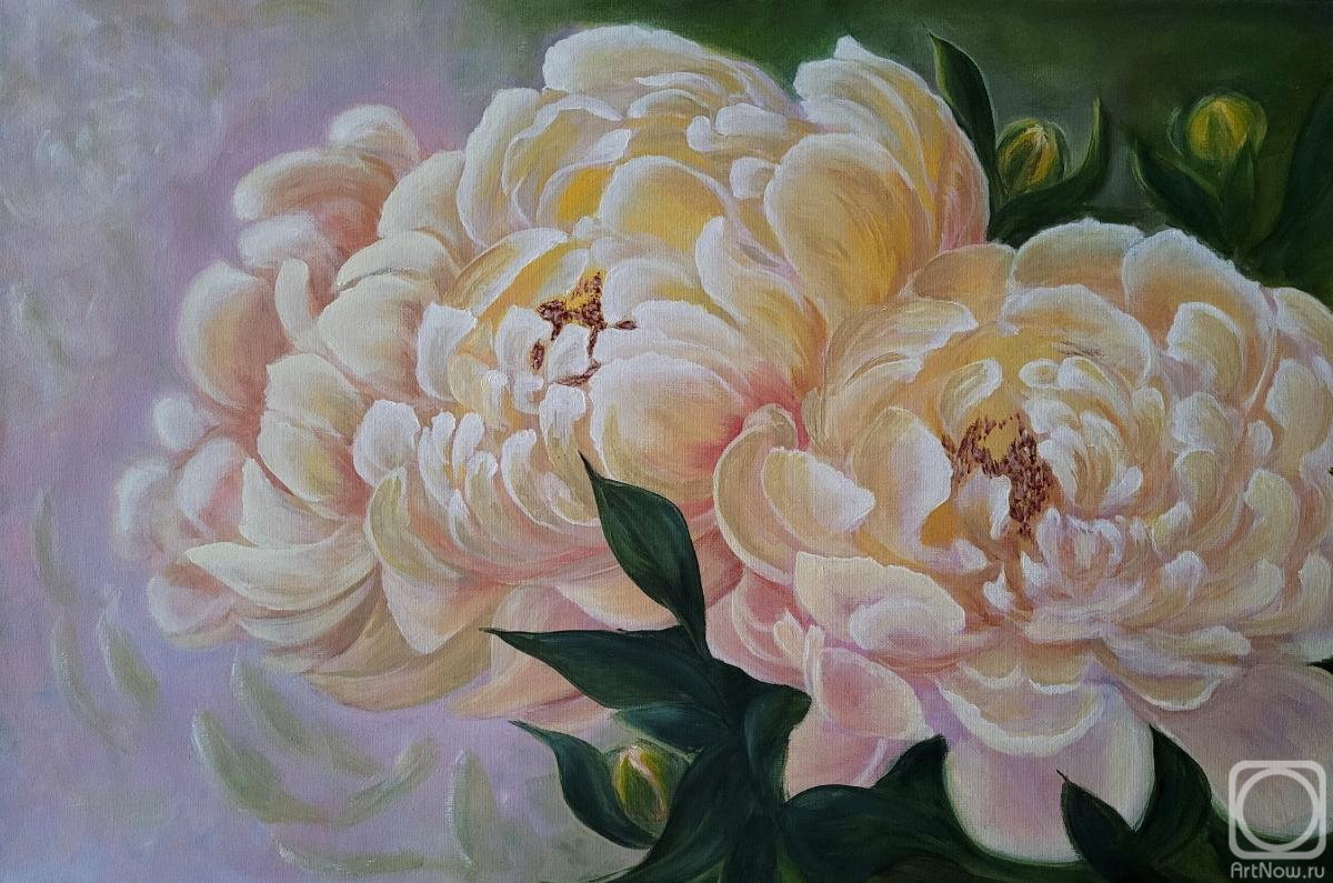 Veuz Olga. Delicate peonies