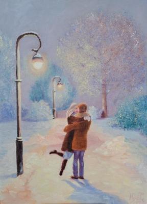 Winter romance (Painting With Lovers). Ivanova Svetlana