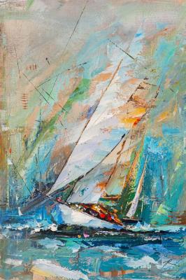 Картина «Под белыми парусами»