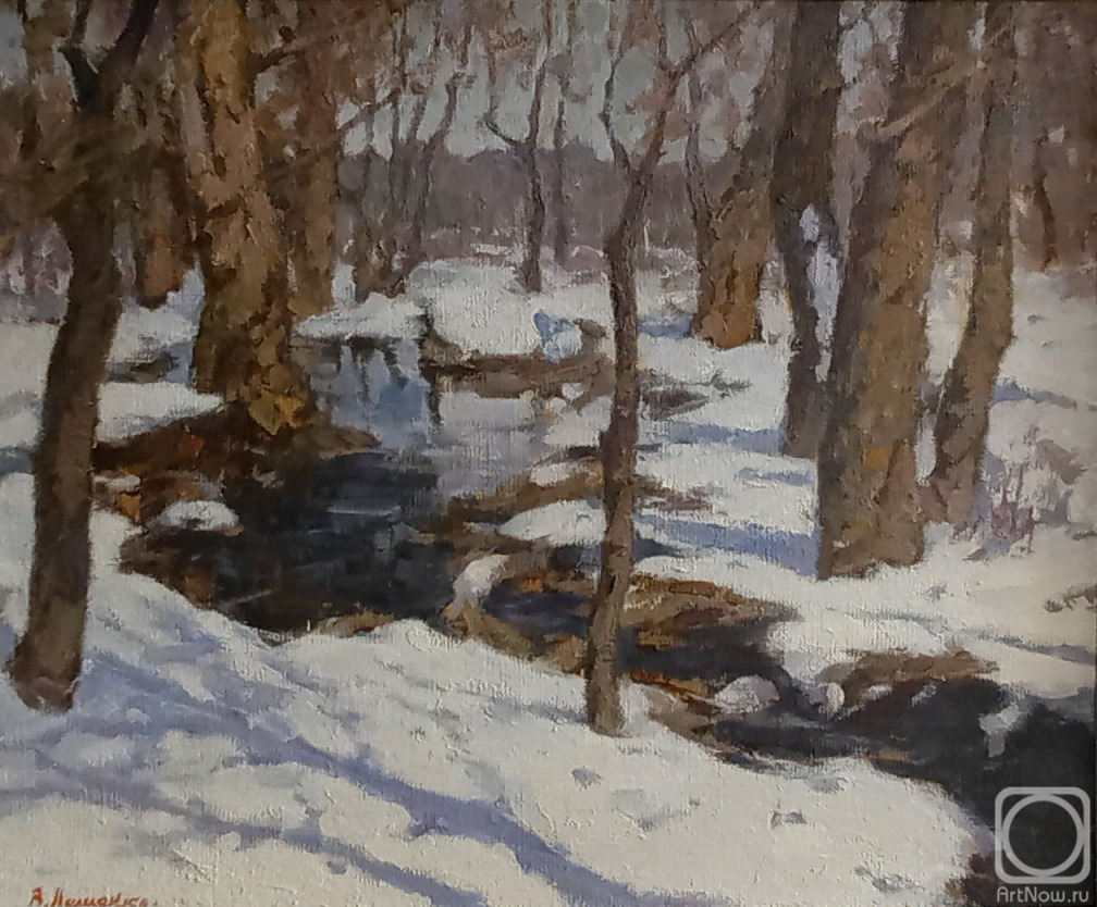 Leschenko Valentin. Winter Creek