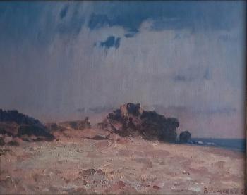 The deserted shore. Leschenko Valentin