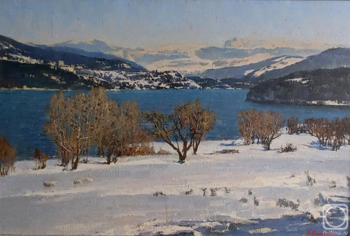 Leschenko Valentin. Winter view of Chatyr Dag