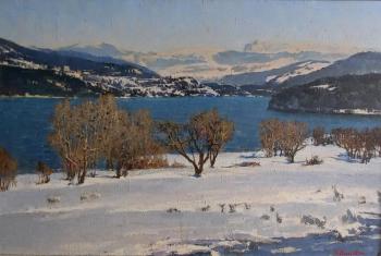 Winter view of Chatyr Dag. Leschenko Valentin