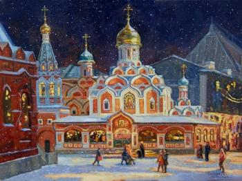 Church of the Kazan Icon of the Mother of God on Red Square. Smirnova-Lvovskaya Ekaterina