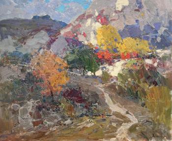 Autumn in the mountains (Landscape With Rocks). Makarov Vitaly