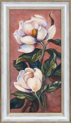 Magnolia (In A Frame Of White Flowers). Samsonova Tatyana