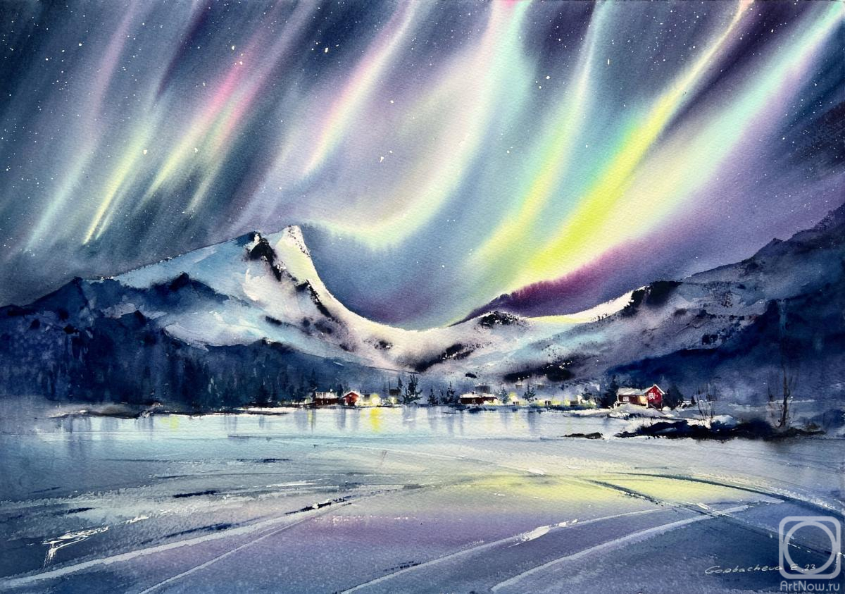 Gorbacheva Evgeniya. Northern lights. Norway #4