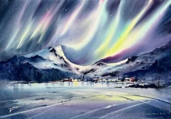 Northern lights. Norway #4 (Northern Night). Gorbacheva Evgeniya