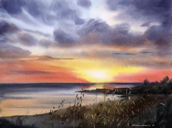 Sunset on the sea #15. Gorbacheva Evgeniya