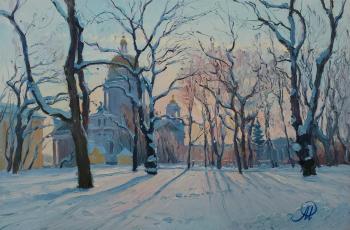It's winter in the Alexander Garden. Melnikov Aleksandr