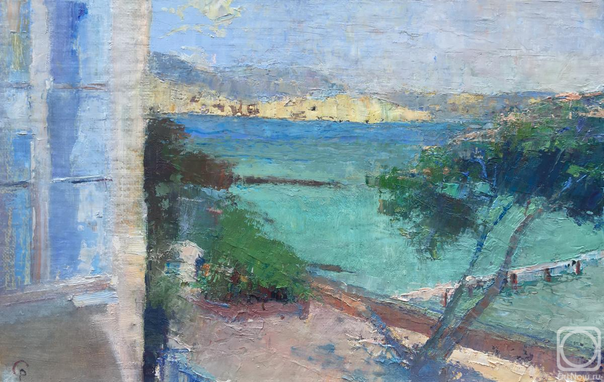 Sorochkin Vladimir. From the balcony of the Voloshin Museum. Koktebel