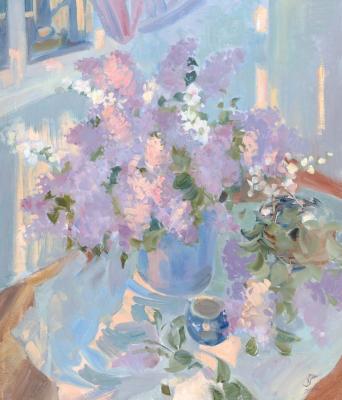 Lilac flower. Melihova Irina