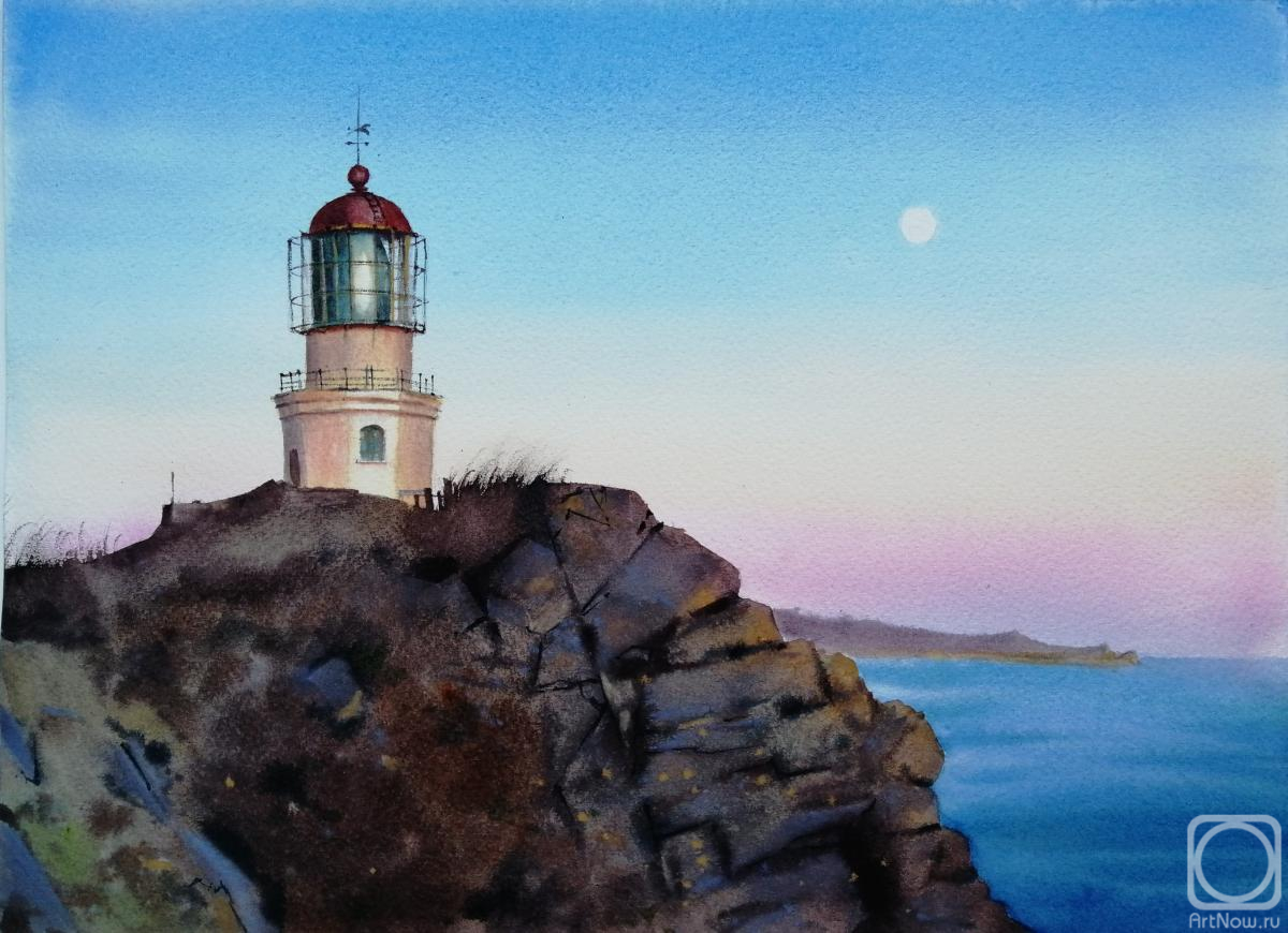 Kovalenko Olga. Lighthouse on the Cape Povorotny
