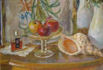 A Vase with Apples and a Seashell. Zefirov Andrey
