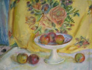 Still Life on a Yellow Background (Fruit-Piece). Zefirov Andrey