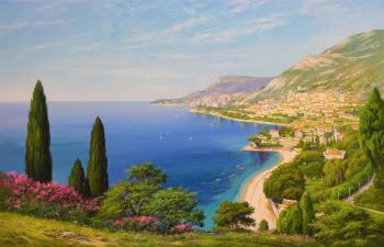 Painting French Riviera. Zhaldak Edward