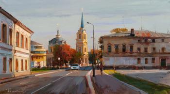 "Behind the old house." Tokmakov Lane (The Historical Center). Shalaev Alexey