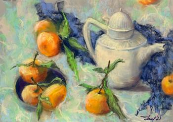 Cheerful Mandarins (A Still Life Of Cheerful). Golovach Svetlana