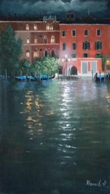 Venice at night ( ). Panov Aleksandr
