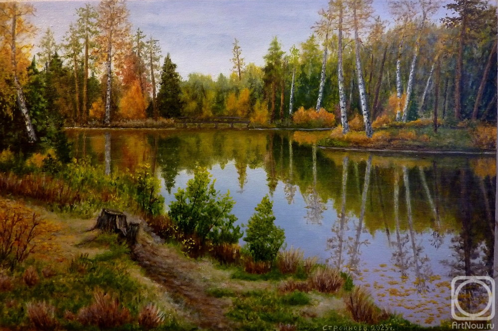 Stroynov Vitaly. Barsky Pond. Autumn