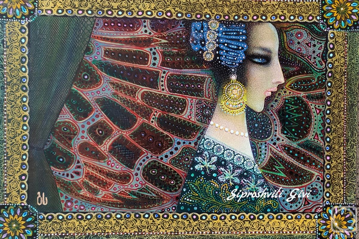 Siproshvili Givi. Blue-eyed Gypsy Woman