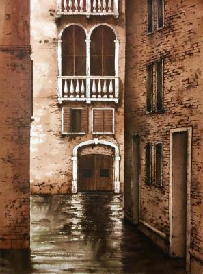 From the series "Graphics of Venice" (The Doors). Shchepetnova Natalia