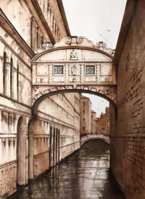 From the series "Graphics of Venice". Shchepetnova Natalia