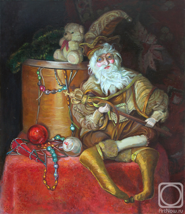Shumakova Elena. Santa Claus and garland
