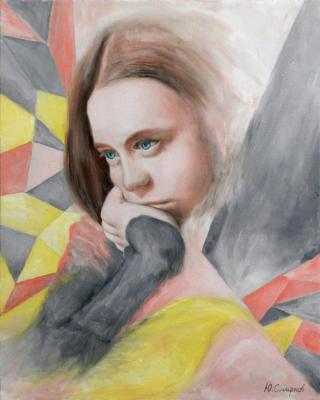 Pensive girl. Smirnov Yuriy